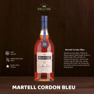 Rượu Martell Cordon Bleu 700ml chính hãng 