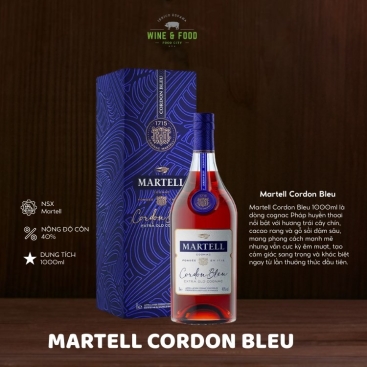 Rượu Martell Cordon Bleu 1000ml chính hãng