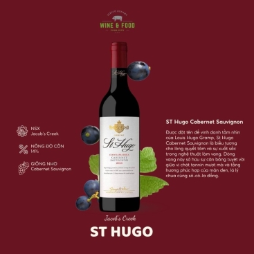 ST Hugo Cabernet Sauvignon - Rượu vang Úc nhập khẩu 750ml