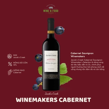 Rượu vang đỏ Nam Úc Jacob Creek Cabernet Sauvignon Winemakers 6X75CL