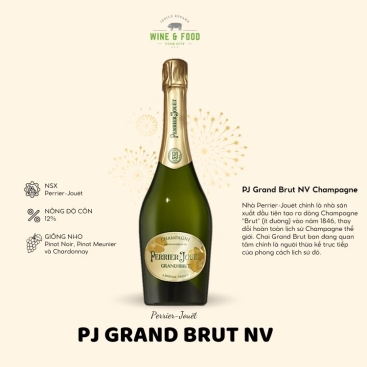 Rượu Vang Nổ PJ Grand Brut NV Champagne 750ml