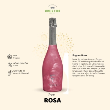 Nước ép trái cây lên men Fogoso Rosa (750ml) (Chai)