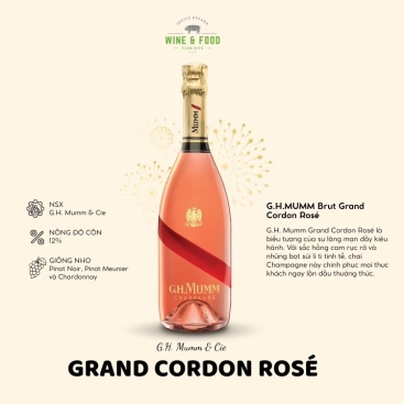 Champagne G.H.MUMM Brut Grand Cordon Rosé