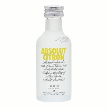 Rượu Absolut Citron Vodka Mini 50ml 