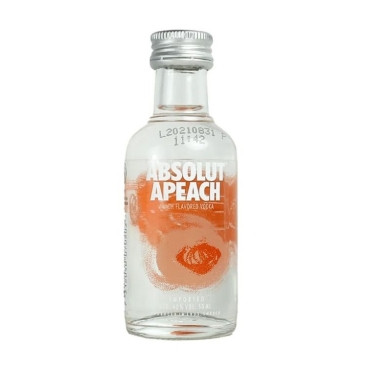 Rượu Absolut Apeach Vodka Mini 50ml